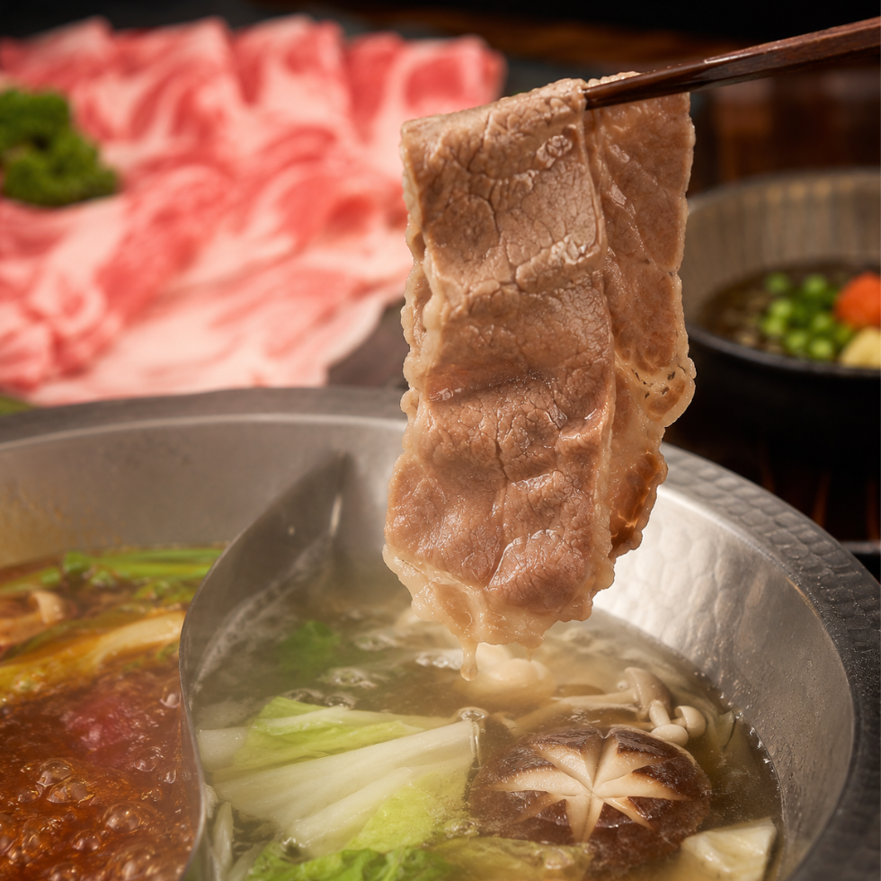 New Zealand Grass Fed Striploin Shabu Shabu