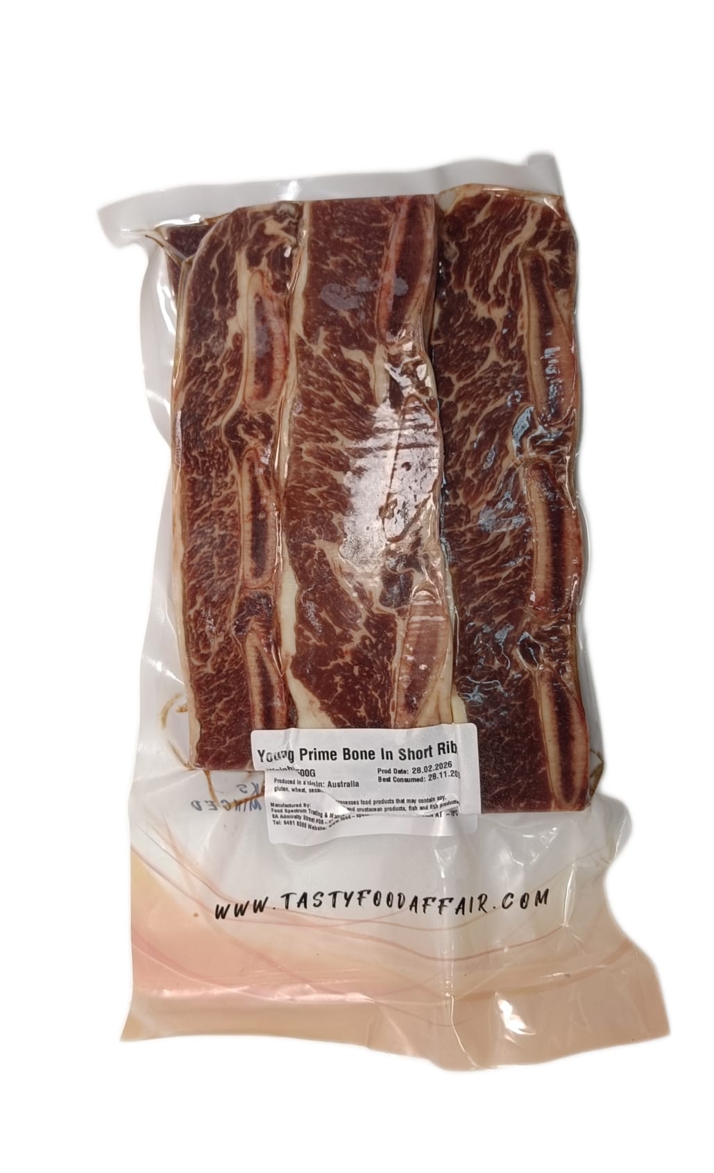 Young Prime Grass Fed Bone In Short Ribs