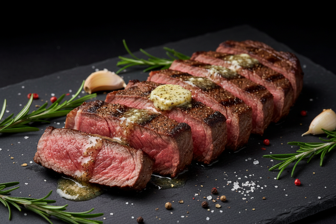 Raw beef hanging tenderloin, also called hanger steak, trimmed and ready to cook 