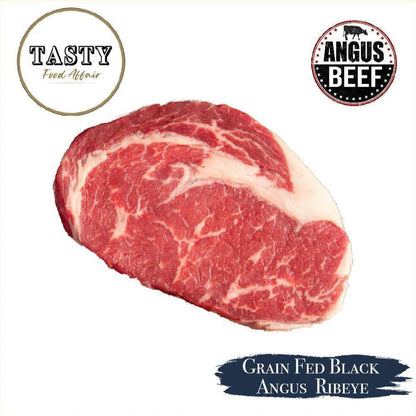 150 Days Grain Fed Black Angus Ribeye Steak - Tasty Food Affair