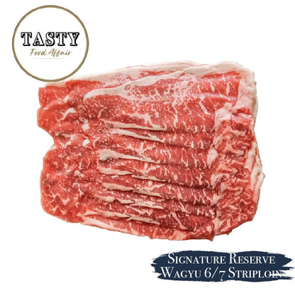 Signature Reserve Wagyu 6/7 Beef Striploin Shabu Shabu