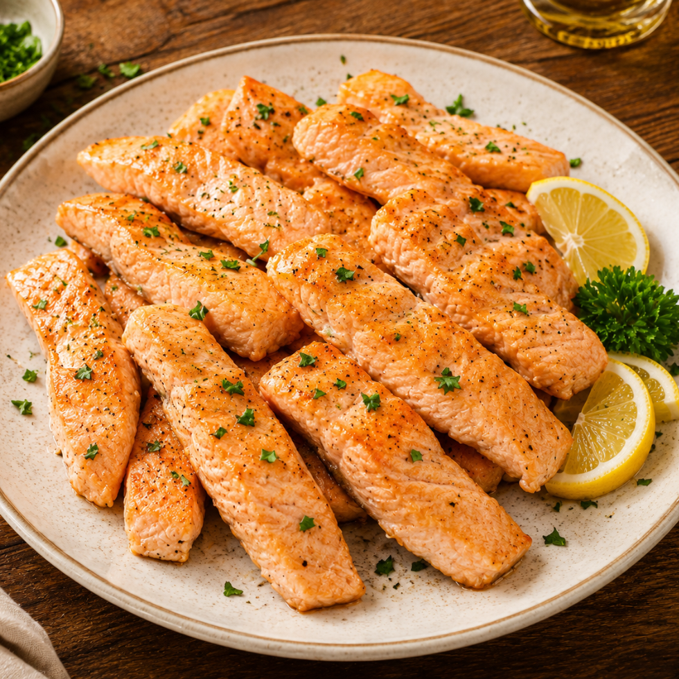 Atlantic Salmon Belly Strips