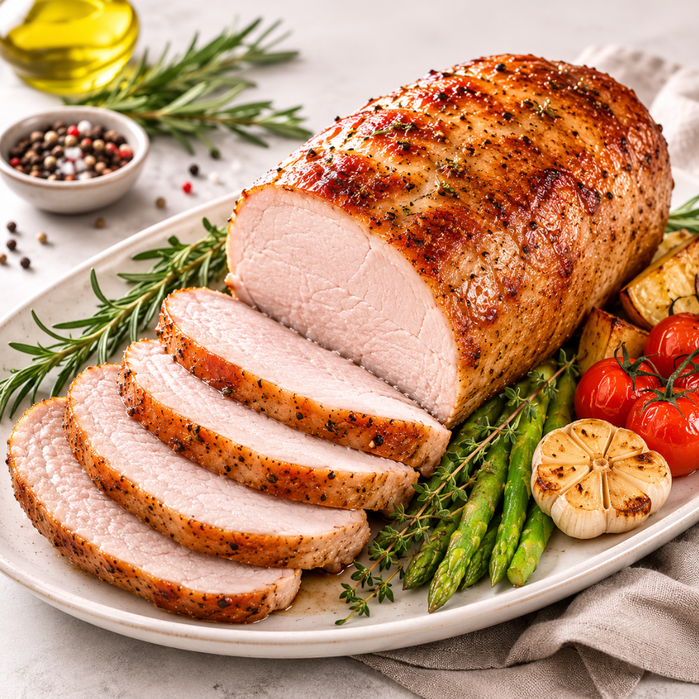 Australia Fresh Pork Loin with Fat Cap