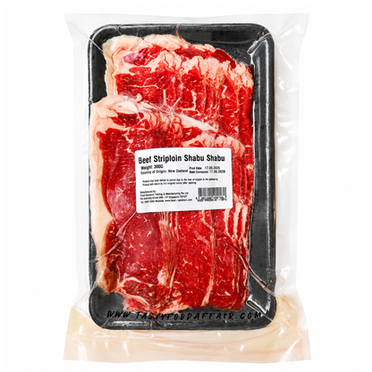 New Zealand Grass Fed Striploin Shabu Shabu
