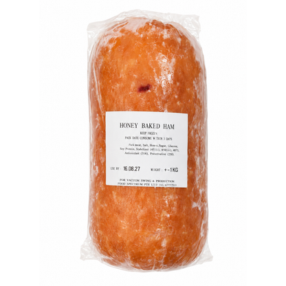 Whole pork honey baked ham, 1kg, in sealed pack – Tasty Food Affair
