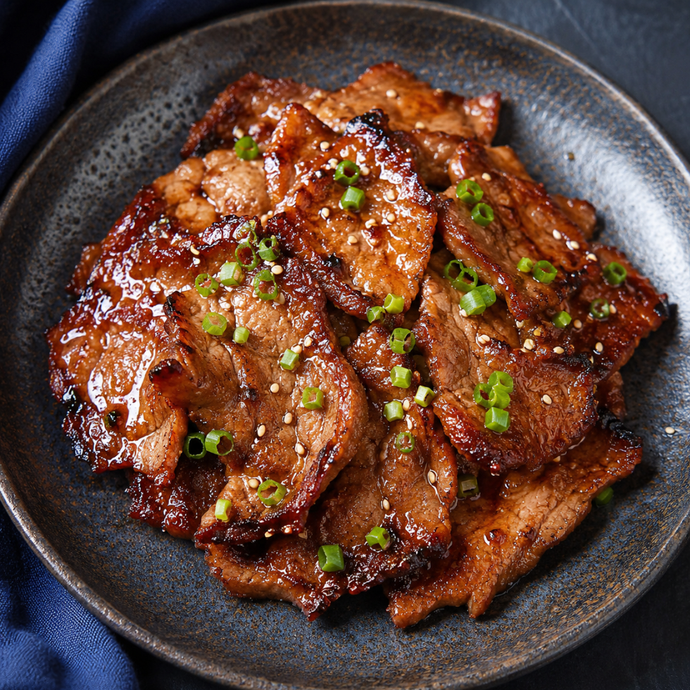 Sweet Soy Marinated Beef Yakiniku