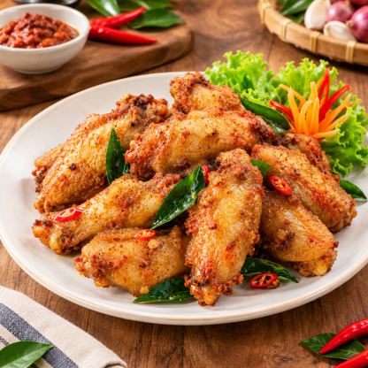 Har Cheong Gai Prawn Paste Chicken Mid Wings