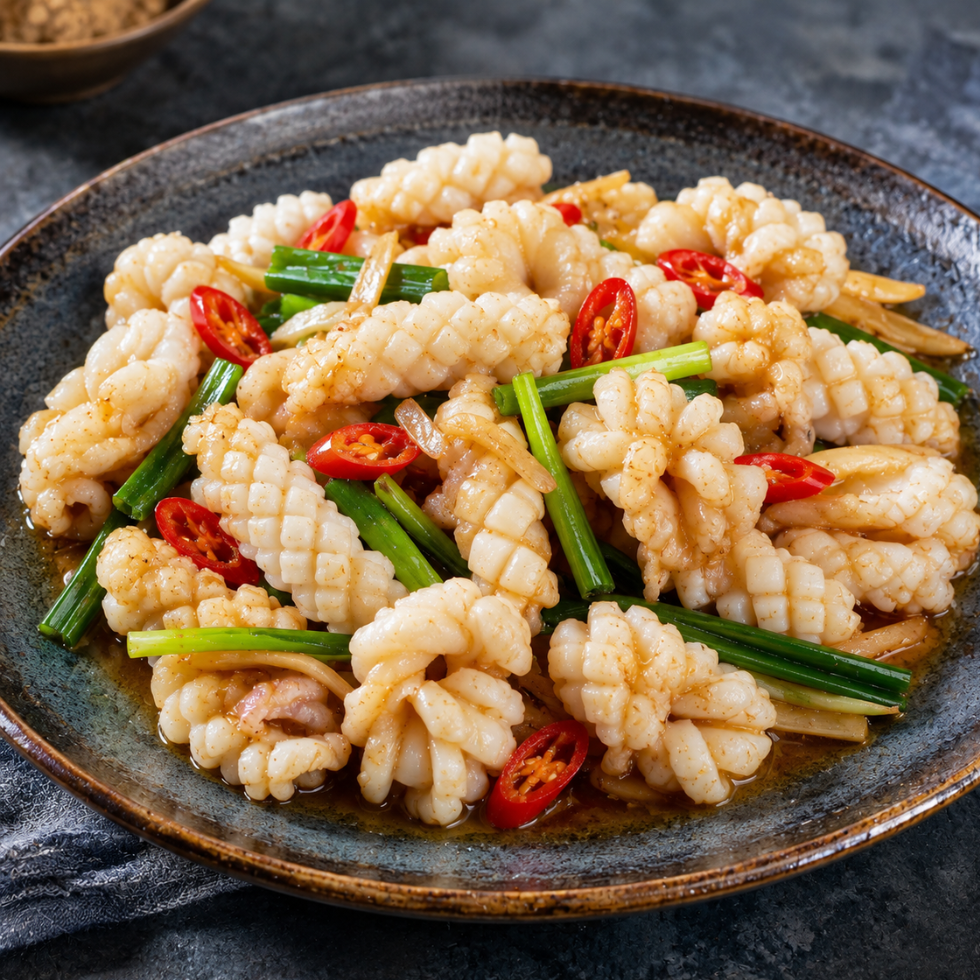 Squid Flower Cut (1KG)