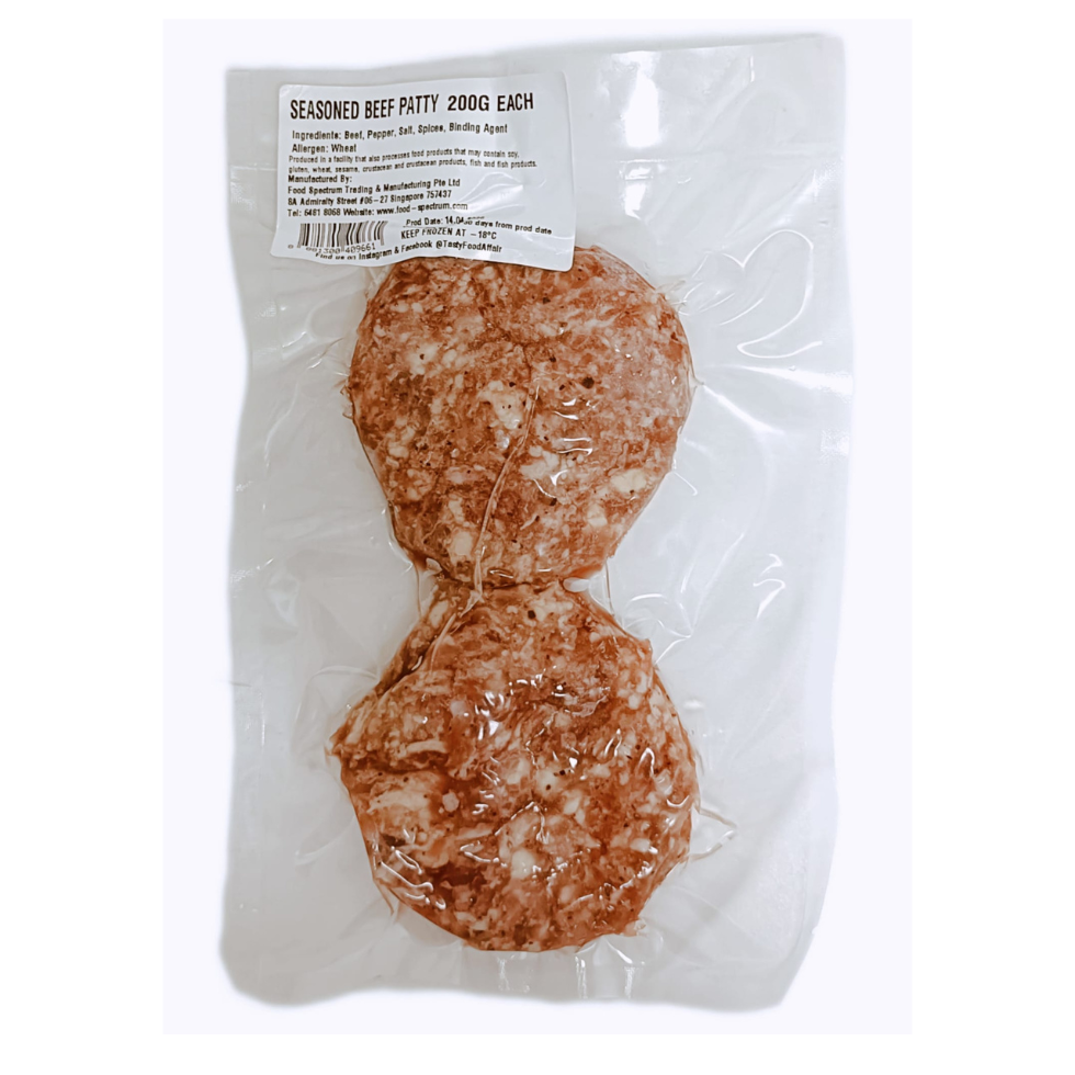 Seasoned Beef Patty (100g x 2pcs)