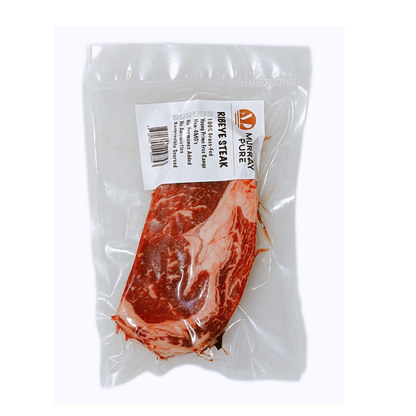 Young Prime Grass Fed Ribeye Steak