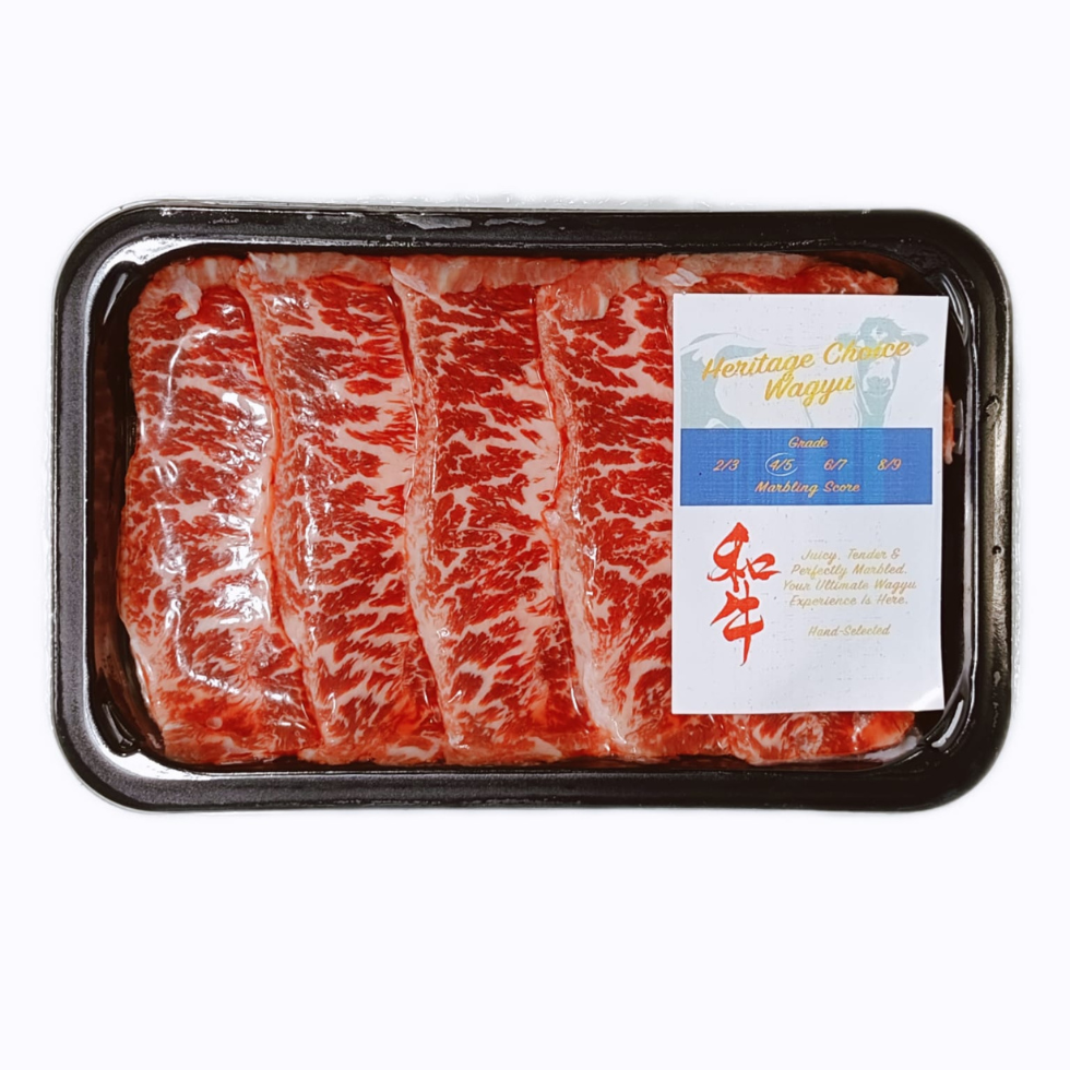 Heritage Choice Wagyu Oyster Blade MS 4+ Yakiniku