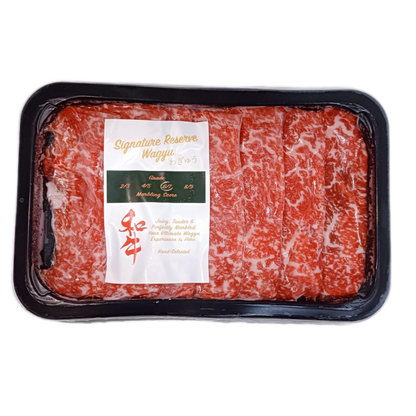 Signature Reserve Wagyu 6/7 Beef Striploin Shabu Shabu