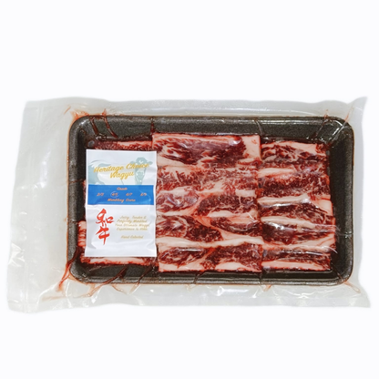 Heritage Choice Wagyu Beef MS4+ Karubi Plate Yakiniku