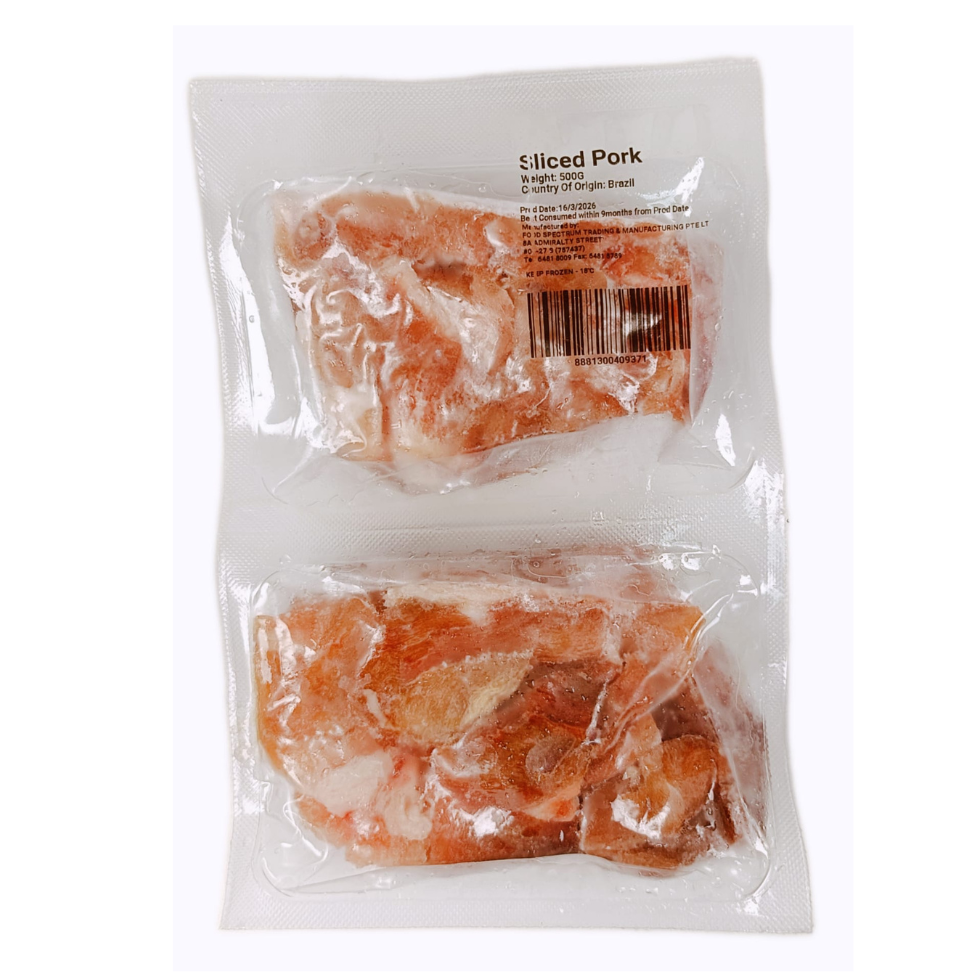 Sliced Pork - Frozen