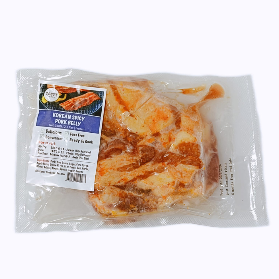 Marinated Pork Belly (350g) - 2 Flavours