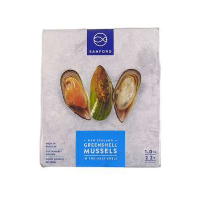 New Zealand Half Shell Green Mussels