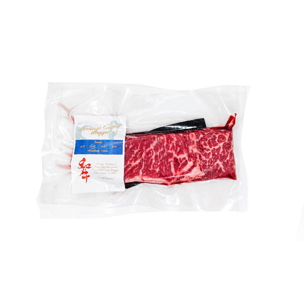 Heritage Choice Wagyu Beef MS4+ Denver Steak