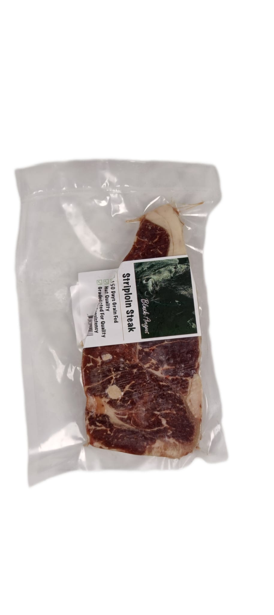150 Days Grain Fed Black Angus Striploin Steak