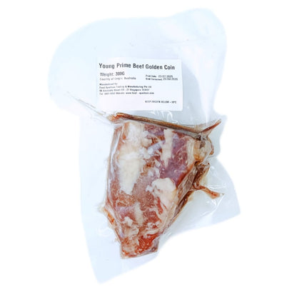 Young Prime Grass Fed Beef Golden Coin